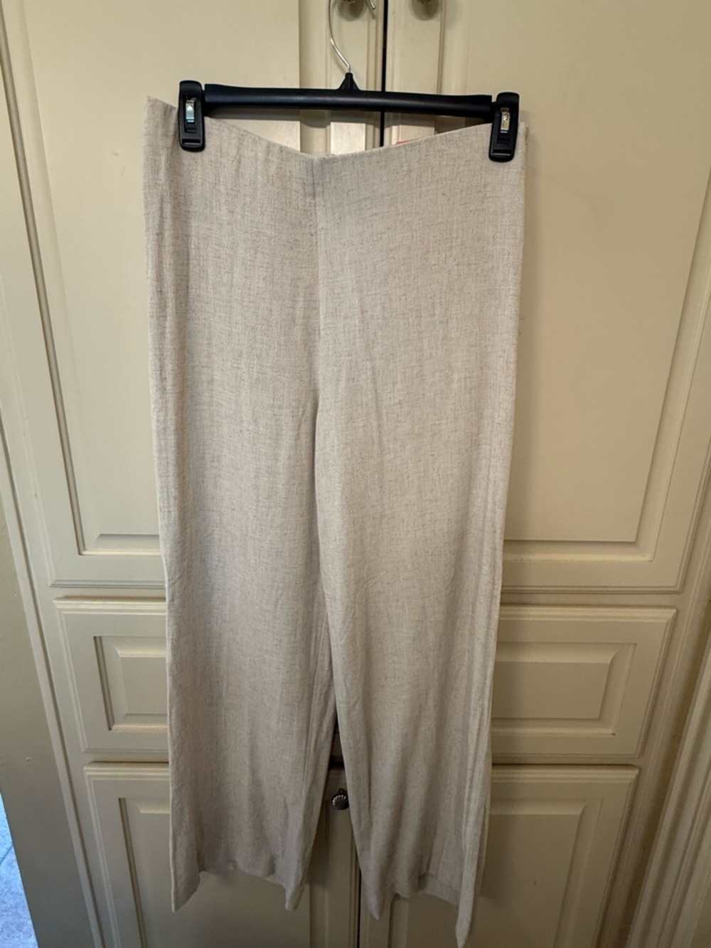 Worthington Women’s Light Cream Wide-Leg r
Rayon-Linen Trousers - size 10 (NWT)